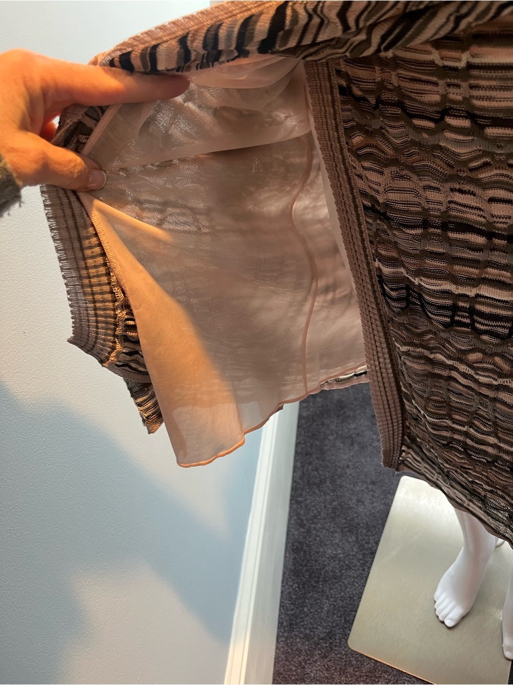 M Missoni pink based multi color classic wrap dress - Picture 5 of 10